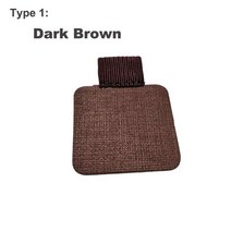 펜트레이 아크릴 원목 볼펜 연필꽂이 31 색 자체 접착 펜 홀더 가죽 클립 연필 노트북 저널 보드 용 탄성, 04 Type 1 dark brown