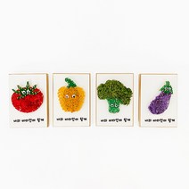 모스 스트링아트 만들기 -1인용 초등학생 돌봄교실 미술 놀이 DIY 만들기 키트, 브로콜리
