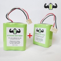 아이로봇 1+1 대용량 브라바배터리 380t 2500mah, 브라바배터리 1+1