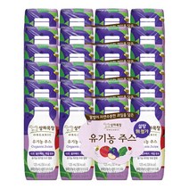 상하목장 유기농주스 사과블루베리케일 125ml 24개