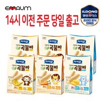 일동후디스 구워만든 순 곡물 바 3종 6p 세트, 바나나, 치즈, 당근, 1세트, 40g
