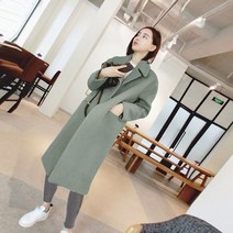 한그래 키작녀 바비리코트 블랙 프렌치 네이비 롱 트렌치