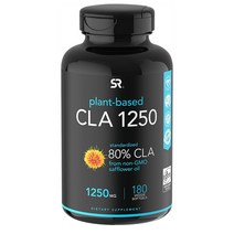해외 Sports Research CLA 공액 리놀레산 Safflower, 5개