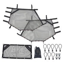 atv부품 4륜바이크부품 goldfire utv 창 그물 롤 케이지 메쉬 그물 왼쪽 오른쪽 amp polaris rzr 570 800 800s 900 turbo s1000에, 검은색