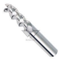 기원 알루미늄 3날 라핑 평 엔드밀 3F 1EA, Ø6*15L*Ø6*60L*3F
