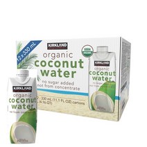 커클랜드 시그니춰 USDA 오가닉 코코넛워터 330ml x 12개입 x 2박스, 12개입 2박스