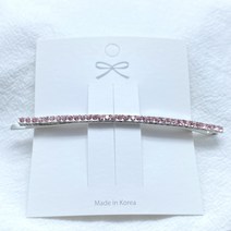 옆머리핀 포인트 스와로브스키 큐빅으로 만든 옆머리집게핀 실삔 실핀