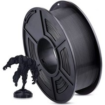 독일 아마존 ANYCUBIC Filament 1.75 PLA Black 1kg 3D Printer 3d Printing Materials Vacuum Packing Neat Spo, Schwarz