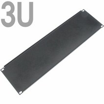NETmate CYPN-3UBlack 허브랙 블랭크 판넬 3U블랙, 쿠팡 또요 1