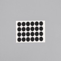 미끄럼 진동방지 원형 EVA패드 접착식 1CM(24P), 기본