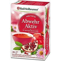 유럽홍차 바드 하일브루너 허브 액티브 필터 백 팩 (팩 of 20) 독일 약용차 천연허브 수면에 도움 천연허브 티백 필터 백 Bad Heilbrunner, 28개