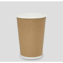 3중 단열 종이컵 엠보싱 크라프트 360ml, 1개입, 25세트