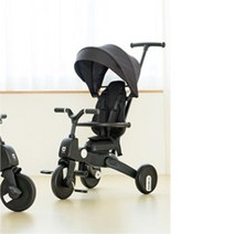 3-6세 이지폴딩 캐노피 라이딩 유모차 자전거 블랙 X-마스 애기자전거