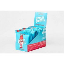 SmartSweets 스위트피쉬 스테비아 구미 젤리 Sweetfish 1.8oz 12팩, 50g, 12개