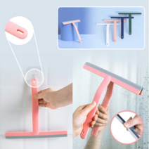 창문 욕실 거울 유리 샤워부스 샤워실 물기 습기 물때 제거 닦기 밀대 핸드 스퀴지, 3번