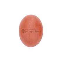 살몬핑크 산호 캐보션스톤 타원 7x5mm 뒤가 평평한, 단품