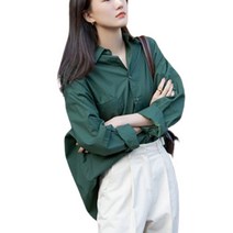 리더퀸 1-O-69 여성블라우스 여성셔츠 긴팔블라우스 루즈핏 셔츠 블라우스