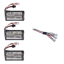 WPL MN99S D90 U12A S033g Q1 H101 7.4V 3200 배터리에 대 한 7.4V 18650 mAh Lipo 배터리 Rc 보트에 대 한 SM 자동차 탱크 Dro, [5] 카키