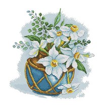 스탬프 십자수 키트 사전 인쇄 귀여운, 28x31cm 14CT, 설명, 다색