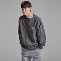 스파오 피그먼트워싱 그래픽 스웨트셔츠_SPMWB12C13