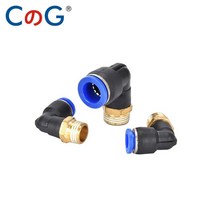 유압호스 CG 공압 공기 커넥터 피팅 PL 4mm 6mm 8mm 나사 1/8 quot1/4 3/8 1/2 스트레이트 호스 파이프 퀵, [05] PL6-M5, [01] 5pcs