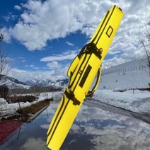 스노보드가방 보드부츠가방 스노우보드 스키 모든 물건 바퀴 패딩 두꺼운 노란색, 1.노란색 156cm