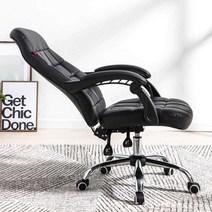 피씨방 여캠 비제이의자 PC방 게임의자 게이밍의자, 컴포트 리클라이닝 화이트(PU 가죽)