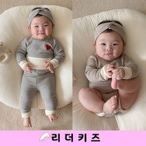하트 바디슈트 3종세트 (헤어밴드+레깅스) MOR 돌백일