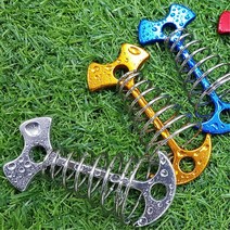 캠핑 기본 데크팩 오징어 텐트고정 야영 장박지 차박, 오징어데크팩(실버)