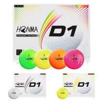 혼마골프 혼마 D1 2피스 컬러 골프공, one color, 2021 D1 WHITE