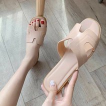 여성 여름 원피스 신발 편한 슬리퍼 모임 슈즈 코디 여성 스트랩슬리퍼 휴가바닷가슬리퍼 코디신발