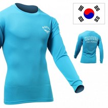 아미캠프 [아미캠프] 쿨론 공군 ROKAF 하늘색 긴팔 군인 티셔츠