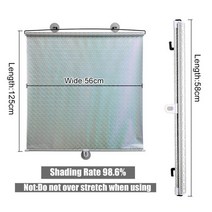 화이트암막커튼 100%암막커튼 아기방커튼 반창커튼 유니버설 롤러 블라인드 흡입 컵 차양 정전 커튼 자동차 침실 주방 사무실 창 차양 커튼 네일 프리