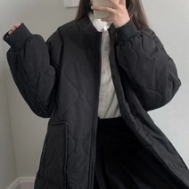 아이엠몽 여성용 오버핏 카코이 퀄팅 패딩