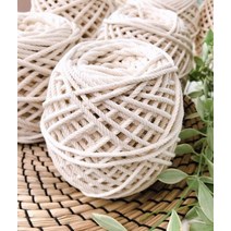 [정글스튜디오] 면로프 볼타입 60합 90합 120합 150합 마크라메 재료 마크라메 실 우동끈, 볼 120합