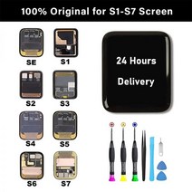 애플워치액정교체 자가수리 애플 시계 시리즈 1 2 3 4 5 6 se 38mm 40mm 42mm 44mm lcd 디스플레이 디지타이징 어셈블리 교체 용 watch 애플워치, 시리즈 4 44mm