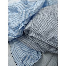 동행침장 여름 멜로 홑이불 1+1, 블루 1+1