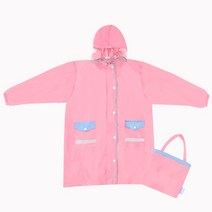 윙스트릿로우레인코트 우비 아동 어린이 주니어 초등학생 비옷 유아 유치원 여아 레인코트 우의