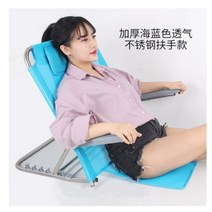 침대 등받이 쿠션 노인 환자용 접이식 각도조절, 스테인리스 스틸 아쿠아 메쉬 에어홀더 타입
