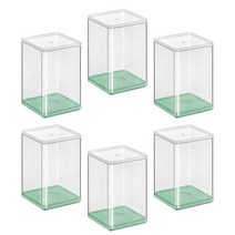 피규어 전시 아크릴 케이스 상자 전시함 다목적 액션 피규어 거실 모델 디스플레이 박스 6 개, 02 green