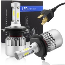 자동차 LED 라이트 2PCS H4 헤드 H7 6500K 8000LM 전구 H11 램프, H13