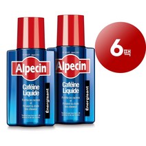 Alpecin 알페신 독일 직배송 남성용 두피 모발 영양 관리 헤어 스트롱 그로우쓰 트리트먼트 리퀴드 200ml 2팩 2팩, 6팩