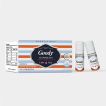 구디 카이 비타민 B12 50ug 무설탕 글루텐프리 Non GMO (10일분), 1박스, 7mlx10병