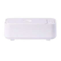 GHSHOP 초음파 보석 청소기 보석 안경 시계 면도기 헤드 청소를위한 휴대용 전문 초음파 청소기, 하얀색