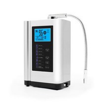 알칼리성 물 Ionizer 수소 발생기 기계 정수기 pH 3 5-10 5 가정용 산성 필터 시스템 생산, 5 Ti Pt plates, UK, WHITE