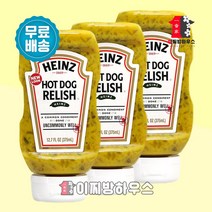 하인즈 핫도그 렐리쉬, 3개, 하인즈 핫도그 렐리쉬 375ml