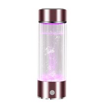 휴대용 수소기 수소수 생성기 발생기 이온수 텀블러, 퍼플핑크 양용기(수온 0~100℃)