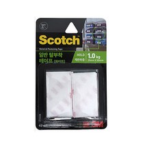 [모드니즈]3M 다용도 탈부착용 찍찍이 테이프 화이트