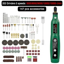 앵글 소형 그라인더 충전 연마기 마끼다 4인치 미니 NEWACALOX DIY 미니 로타리 도구 USB DC 5V 10W 가변, 06 202 Grinders