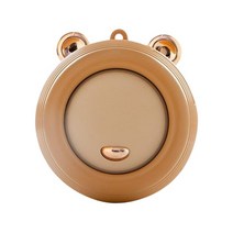 휴대용 미니 소형 온풍기 원룸 사무실발히터 난방기 클립 팬 핸드헬드 선풍기 배터리 작동 목걸이 USB 포켓 목선풍기 146126, [08] Type3Brown